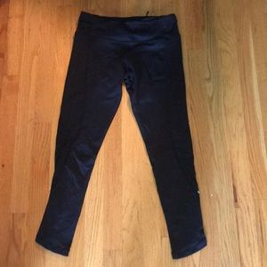 NWOT Lululemon Black Mesh Leggings